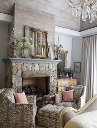 We really love the idea of using a bold brass piece to add a unique look to a. Antique Passion Fireplace Country Living Room Country Fireplace Living Room With Fireplace