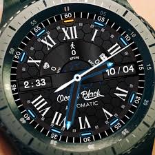 Samsung Watch Watchface Ocean Black Samsung Watches Galaxy Samsung Device