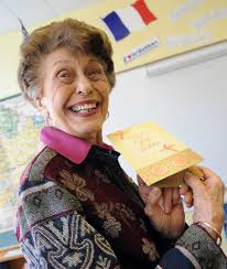 French teacher marks 90th birthday at school