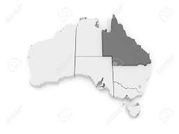 If you want to see more maps use the navigation panel on the right hand side of this page to view the state and territory maps of australia. Map Of Queensland Australia 3d Stock Photo Picture And Royalty Free Image Image 35366277