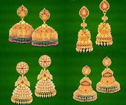Grt Jewellers Earrings Collection South India Jewels Gold Earrings Models Earrings Collection Gold Necklace Set