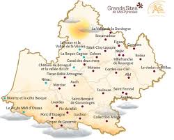 Nombreux loisirs et activités dans les environs, situé dans un cadre naturel et préservé et à proximité de grands sites touristiques historiques. Sud Ouest France Carte Geographique Tout Degorgement
