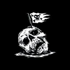 With tenor, maker of gif keyboard, add popular pirate flag animated gifs to your conversations. Skull Head With Pirates Flag On The Head Vector Illustration T Shirt Logo Tattoo Design 1871628 Vector Art At Vecteezy