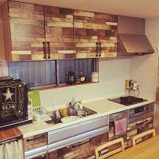 キッチン システムキッチン マスキングテープ リメイクシート diy などのインテリア実例 2017 01 24 17 16 28 roomclip ルームクリップ インテリア 収納 インテリア インテリア 実例