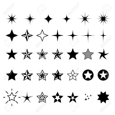 Below is the complete list of windows alt key numeric pad codes for star symbols & asterisk symbols, their corresponding html entity numeric character references and, when available, their corresponding html entity named character references. Star Icons Rating Rank And Decor Star Symbols Royalty Free Cliparts Vectors And Stock Illustration Image 84143750