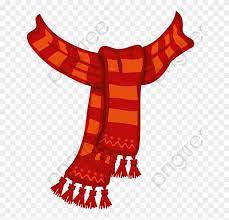 Red Scarf Scarf Red Hand Painted Png Transparent Scarf Clipart Png Red Scarves Clip Art Hand Painted