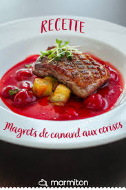 Magrets De Canard Aux Cerises Recette Recette Recettes De Cuisine Magret De Canard
