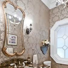 Mixing Silver And Gold Powder Room Luxury Silver Decor Gold Bathroom Interior
