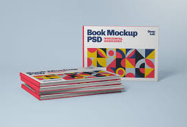 Horizontal Book Cover Mockup Set In 2020 Book Cover Mockup Book Texture Book Cover