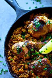 This lovely, simple thai basil fried rice—loaded with chicken breast and savory rice—is a homemade teriyaki chicken breast sits atop a bed of steamed, seasoned rice, and creamy. One Pot Spanish Chicken And Rice Skillet