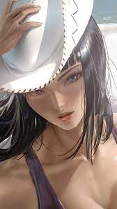 In the anime, h eyes are blue with dark, wide pupils. Iphone Nico Robin Wallpaper Kolpaper Awesome Free Hd Wallpapers