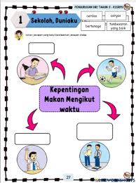 Oleh sebab itu, sangat penting untuk mengatur pola makan dengan baik. Makan Mengikut Waktu Worksheet