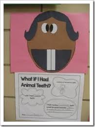 Oceans Of First Grade Fun What If You Had Animal Teeth Animal Teeth Classroom Writing First Grade Writing