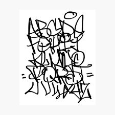 Computer dictionary definition for what alphabet means including related links, information, and terms. Alphabet Graffiti Fotodruck Von Samuelmolina Redbubble