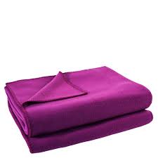 Swatch samples may be available. Zoeppritz Since 1828 Soft Fleece Decke Lila