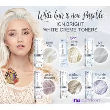 Try to provide as much information as possible about your hair's condition, styling/coloring history, your routine, and anything else that is pertinent to your. Image Result For Ion Bright White Toner White Toner Toning Blonde Hair Ion Hair Colors