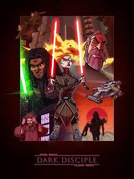 Dark Disciple By Joehoganart Star Wars Poster Star Wars Fandom Star Wars Art
