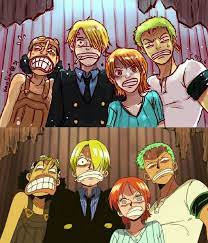 Usopp Sanji Nami Zoro Freaking Out One Piece Drawing One Piece Anime One Piece Pictures