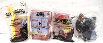 Lot of 8 Vintage McDonalds Happy Meal Toys Super Mario Pokemon Lilo & Stitch