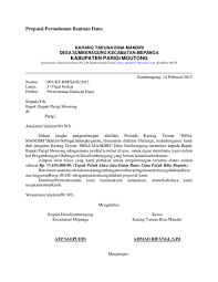 Semoga dapat dijadikan pertimbangan atas perhatian dan bantuan bapak, saya ucapkan terimakasih. Doc Proposal Permohonan Bantuan Dana Hanafi Desar Academia Edu