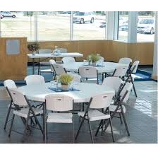 New 2970 4 Pack Lifetime 60 White Round Folding Tables Round Folding Table Large Round Dining Table Table