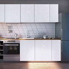 Practicalws 15 8 X78 7 Silver White Wood Contact Paper Vinyl Wallpaper Peel And Stick Self Adhesive C Contact Paper Kitchen Cabinets White Wood Wood Cabinets