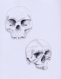 Sketch Draw Ubungen Totenkopfe Vaanpete