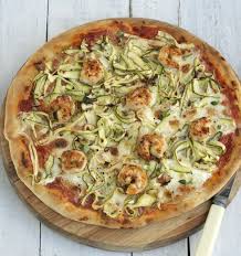 Furthermore some important tips for a perfect homemade pizza sauce recipe. Chilli And Garlic Prawn Pizza With Zucchini And Mozzarella Soaked In Cream Drizzle And Dip