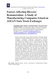 Difference between director fee and director remuneration malaysia. Pdf Factors Affecting Director Remuneration A Study Of Manufacturing Companies Listed On Asean State Stock Exchanges Jamaluddin Majid Academia Edu
