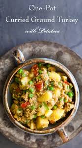 Curried Ground Turkey With Potatoes Recipe Simplyrecipes Com Recipe Ground Turkey Recipes Recipes Healthy Recipes