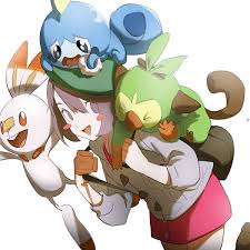 Pokemon Sword And Shield Grookey Sobble Scorbunny Female Pokemontrainer 4k 3840x2160 Wallpaper Pokemon Pokemon Pictures New Pokemon Game