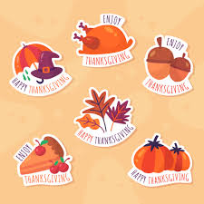 Check spelling or type a new query. Thanksgiving Funny Stickers 1401715 Vector Art At Vecteezy