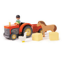 Amazon.com: Tender Leaf Toys - Tractor de corral - Juguete ...