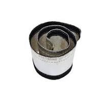 Heat Shroud™ - 1\" I.D. X 3ft - Aluminized Sleeving-hook & Loop Edge -  10405 - Affordable Street Rods