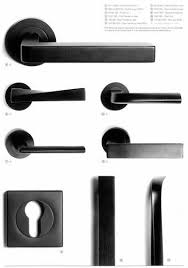 Hardware for doors and cabinets. 1 Pittella Black Opaque Range Pittella Door Handles Door Handles Products Door Handles Doors Door Furniture