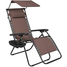 Best Choice Products Folding Zero Gravity Recliner Lounge Chair W Canopy Shade And Cup Holder Tray Black Walmart Com Zero Gravity Recliner Zero Gravity Chair Canopy