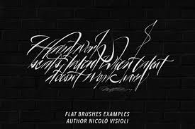 Download Blackletter Brushes For Procreate Graffiti Tagging Flat Brush Lettering