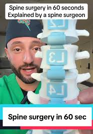 Spine Surgery Explained in 60 Seconds by Expert Surgeon