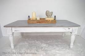 Rh's distressed ionic capital coffee table:a salvaged wooden ionic capital served as the inspiration for our striking table. White And Gray Distressed Coffee Table Annie Sloan Chalk Paint Please Ask For Delivery Cost Or Pi Distressed Coffee Table Painted Coffee Tables Coffee Table