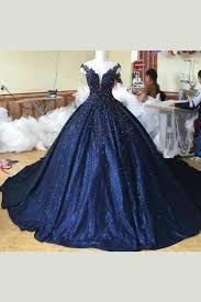 Ball Gown Black And Blue Wedding Dress V Neck Wedding Dresses Cute Wedding Dresses Navy Wedding Dresses Wedding Dress V Neck Wedding Dresses Vneckweddingdr Ball Gowns Wedding Ball Dresses Gowns