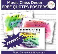 Maybe you would like to learn more about one of these? Music Class Decor Posters 10 Free Music Quotes By Jooya Teaching Resources