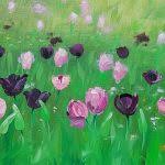 Strukturen acrylmalerei blumen malen mit acrylfarben acrylbilder acrylmalerei abstrakt abstrakte malerei. Malanleitung Fur Eine Blumenwiese Auf Leinwand Mit Acrylfarbe