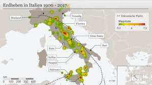 Das italienische staatsgebiet liegt zum größten teil auf der vom mittelmeer umschlossenen apenninhalbinsel und der. Risikozone Italien Wissen Umwelt Dw 25 08 2016