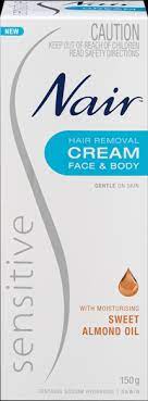 The body's response to inflammation is increase melanin production there are directions from the manufacturer on the bottle. Nair Sensitive Hair Removal Cream Nair Australia