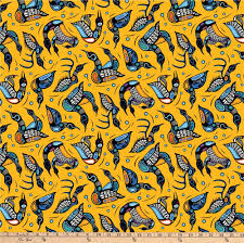 Healing Waters Yellow From Fabricdotcom Designed By Mark Anthony Jacobson For Northcott Fabrics This Cotton Healing Waters Yellow Fabric Printing On Fabric