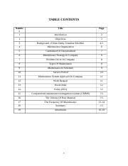 Our manufacturing plants are located in air keroh industrial estate in malacca, which is well recognized as malacca's industrial hub, covering approximately 15 acres of prime industrial property. Maintenance Case Study Docx Table Contents Numbe R 1 Title Page Introduction 2 2 Objectives 3 3 Background Of Sime Darby Jomalina Sdn Bhd 4 5 4 Course Hero