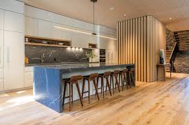 Often characterized by crisp whites and blacks livened up with pops of color and striking textural contrasts, it's the perfect look for creating a space that's both functional and welcoming. Modern Contemporary Kitchen With Tasteful Earth Tones Whistler Bc Canada Interiordesign