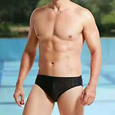 Hot Men Swimwear Swim Bathing Elastic Speedos Briefs