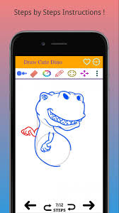 Ik vind het heel leuk play google dino game on all browsers and mobile devices. Hoe Schattige Dinosaurussen Te Tekenen For Android Apk Download