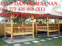 Cara membuat saung bambu minimalis. 087771430868 Cara Membuat Kerajinan Bambu Gazebo Accueil Facebook